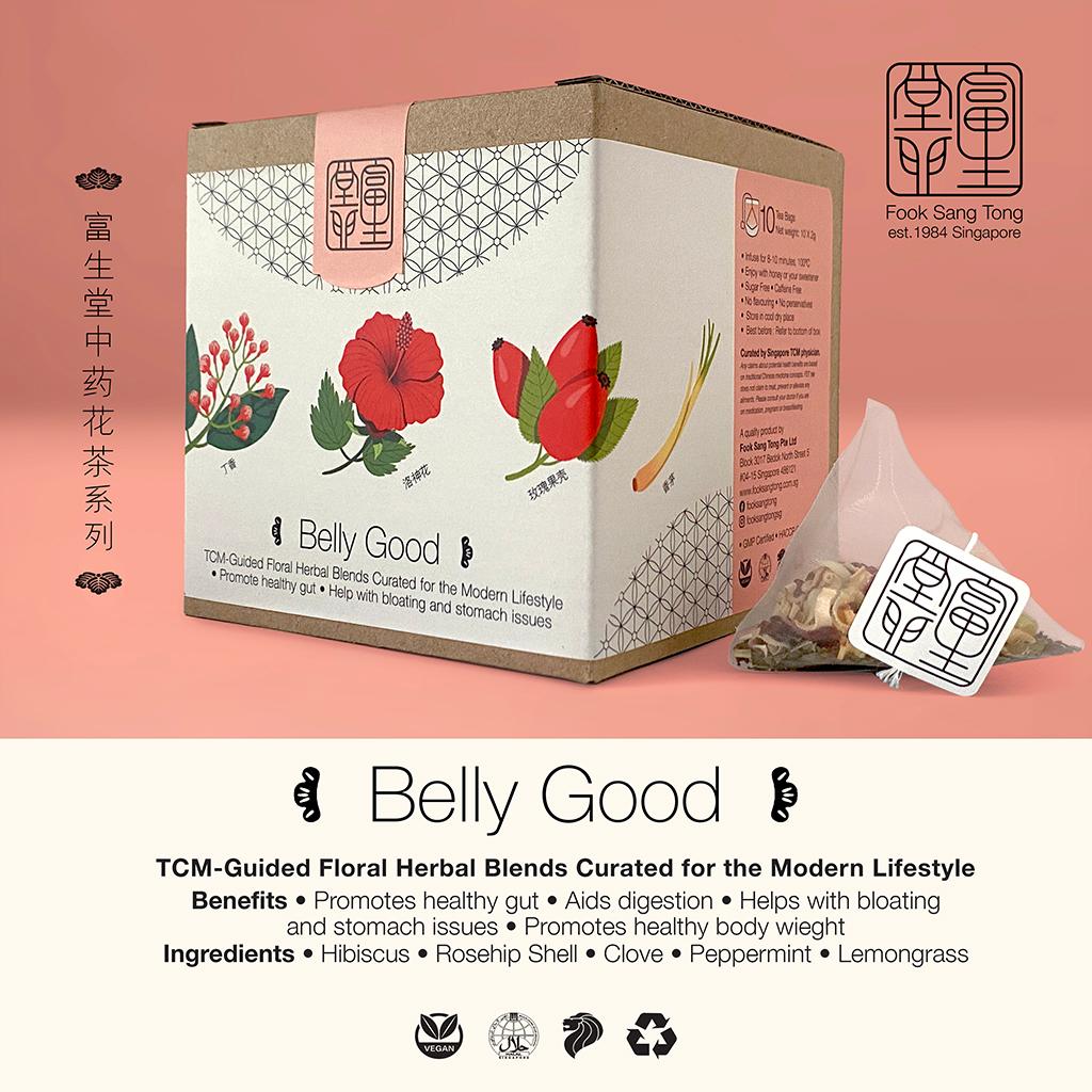 *BELLY GOOD* Floral Tea Pyramid Aids Beauty/养生茶 – Fook Sang Tong