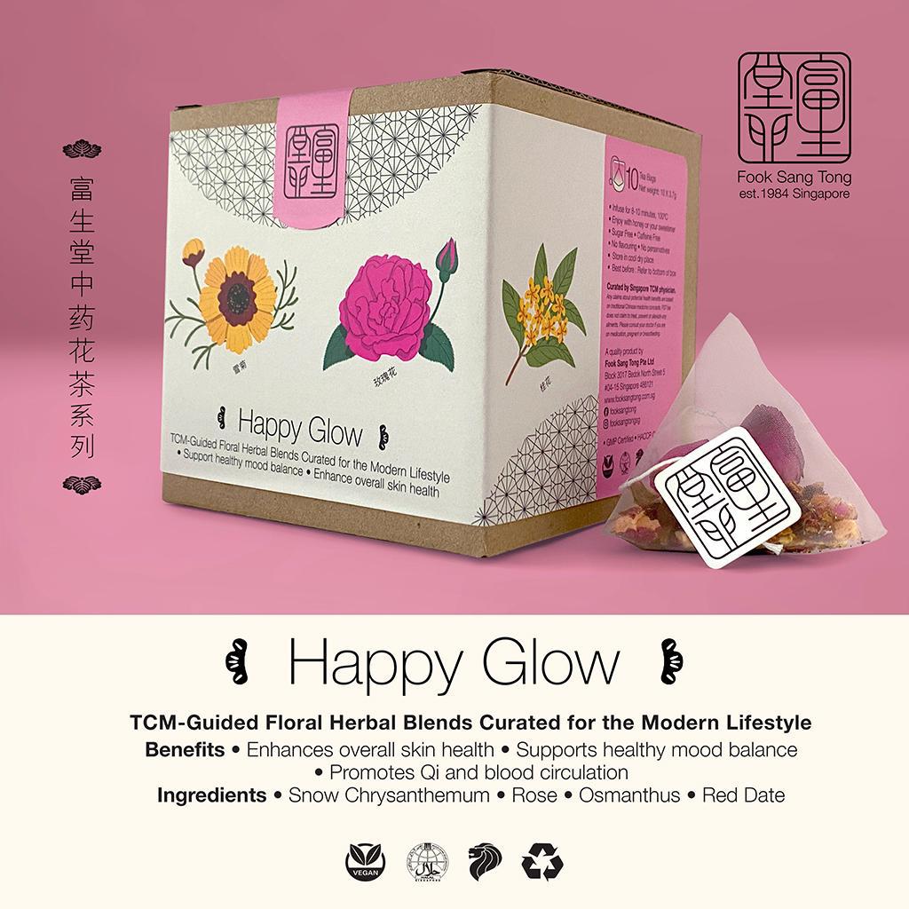 *HAPPY GLOW* Floral Tea Pyramid Aids Beauty/养生茶 – Fook Sang Tong